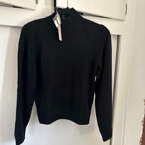 Bloomingdales aqua cashmere turtle neck sweater NO OFFERS CONSIDERED - Picture 4 of 7